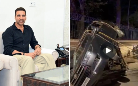 Car from Akshay Kumar’s Convoy Involved in Accident in Mumbai’s Juhu