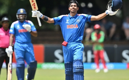 India dominates U19 World Cup match, Vihaan Malhotra scores unbeaten 109