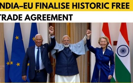 India and EU finalise historic Free Trade Agreement