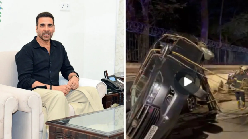 Car from Akshay Kumar’s Convoy Involved in Accident in Mumbai’s Juhu