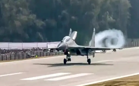 PM Modi Inaugurates Northeast’s First Highway Emergency Airstrip