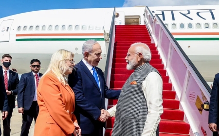 पीएम मोदी का इज़राइल दौरा: सामरिक वार्ता जारी