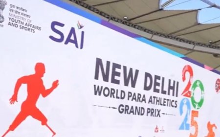 World Para Athletics Grand Prix Begins in New Delhi