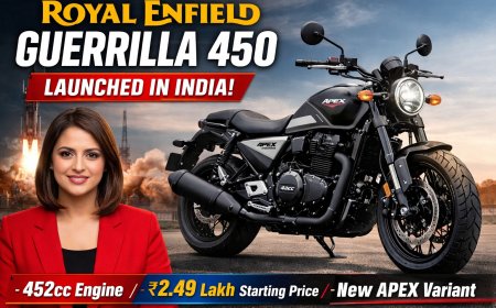 👉 Royal Enfield Guerrilla 450 Launched in India at ₹2.49 Lakh