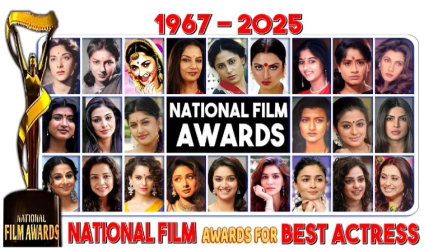 Here are some notable National Film Award–winning actresses from India,
