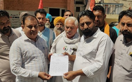 Farmers Protest Against Biometric Crop Procurement System