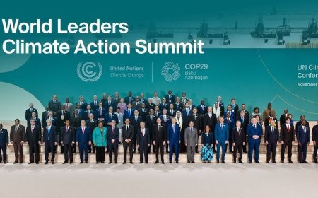 अंतर्राष्ट्रीय शिखर सम्मेलन में वैश्विक नेताओं ने जलवायु परिवर्तन पर कार्रवाई पर चर्चा की