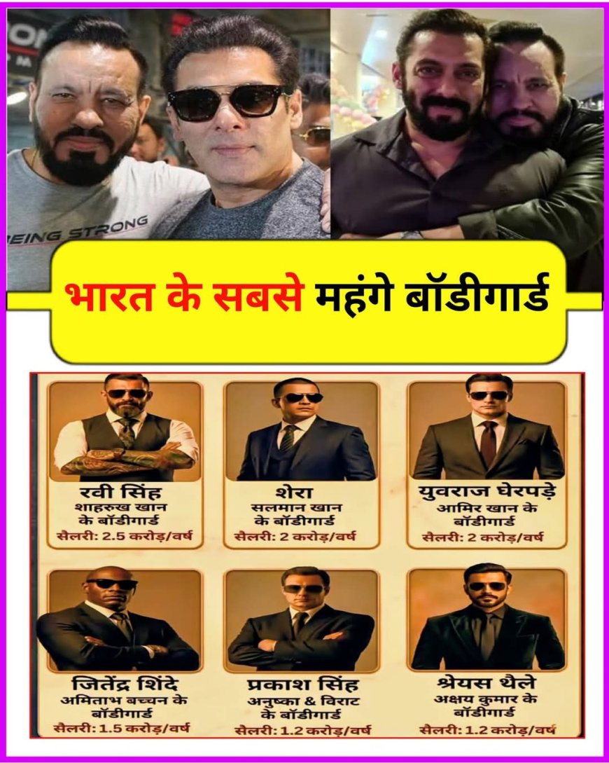 🛡️ भारत का सबसे महंगा बॉडीगार्ड : सेलिब्रिटी सलमान खान