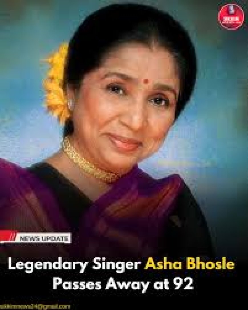 Asha Bhosle Passes Away at 92, Nation Pays Tribute
