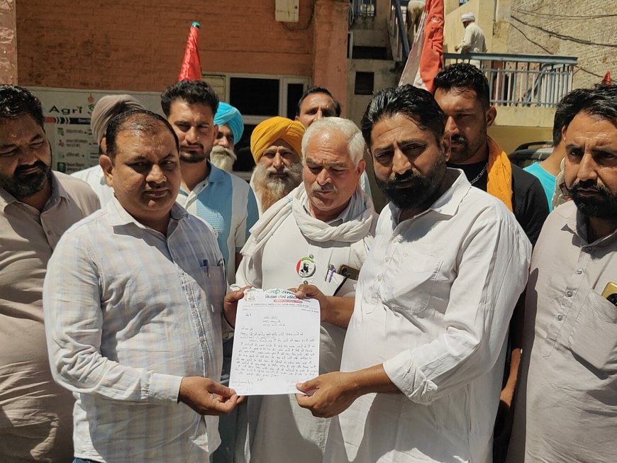 Farmers Protest Against Biometric Crop Procurement System