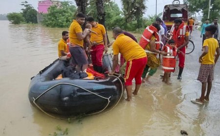 Flood situation remains serious: Floods continue to affect large parts of the state, with over 8 lakh people impacted. The Mahanadi remains swollen, and several downstream districts are on high alert. Chief Minister Mohan Charan Majhi conducted an aerial survey of the flood-hit areas and said the situation is expected to improve over the next couple of days