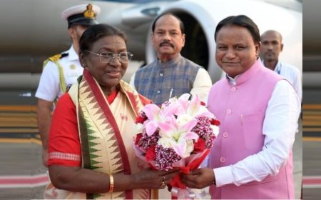 President Droupadi Murmu Begins Three-Day Odisha Visit as Parliament Witnesses Continued Opposition Protests