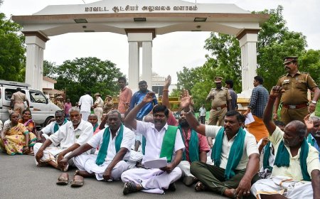 Tamil Nadu Farmers Intensify Cauvery Water Protest: Irrigation Crisis Deepens in the Delta