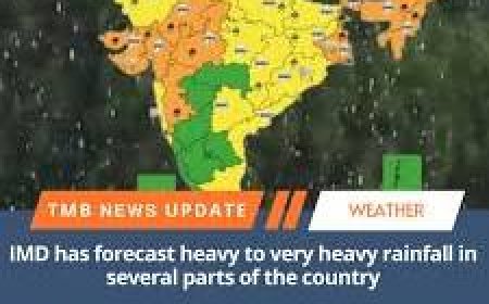The India Meteorological Department issued an Orange Alert warning of heavy to very heavy rainfall across Uttarakhand, Jharkhand, Gangetic West Bengal, Odisha, Maharashtra, Konkan, and Goa