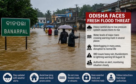 Odisha Faces Fresh Flood Threat