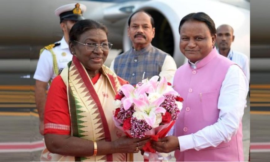 President Droupadi Murmu Begins Three-Day Odisha Visit as Parliament Witnesses Continued Opposition Protests