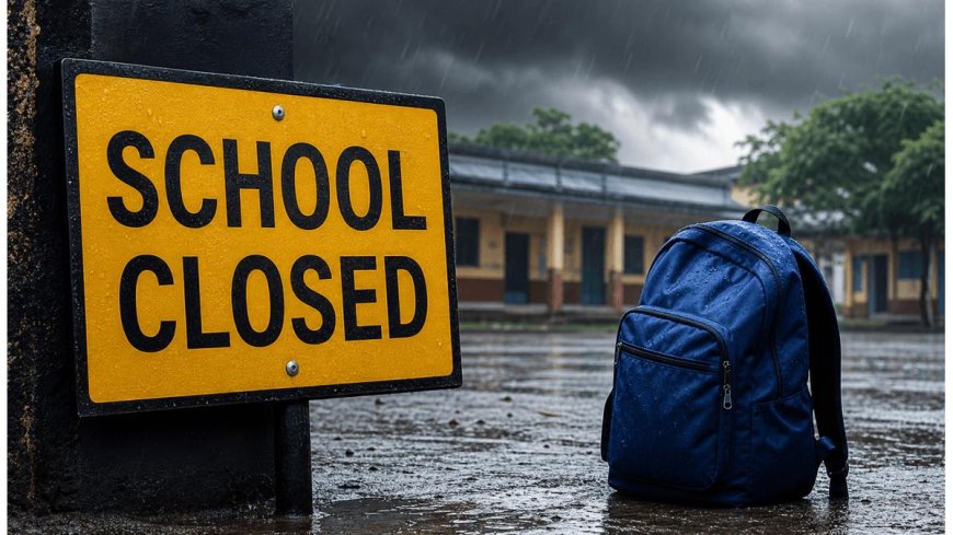 Schools Closed in Some Odisha Districts Amid Heavy Rain and Flooding